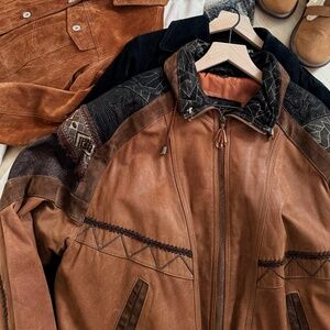 Winlit vintage leather jacket